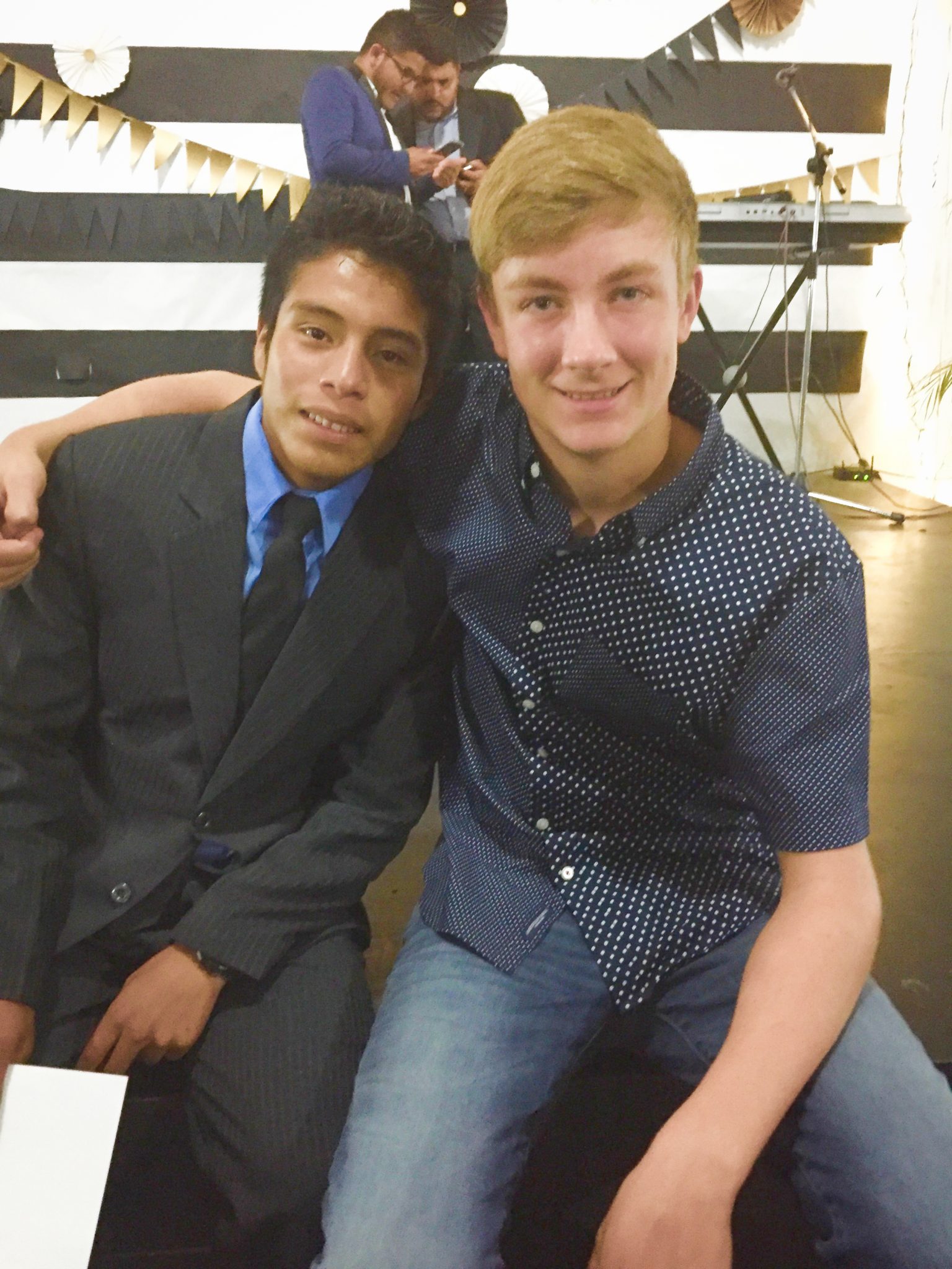 Jaime and Ethan at Graduation (October 2018)